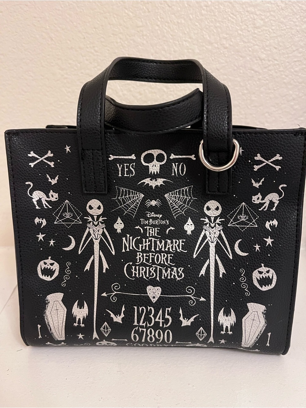 Disney Tim Burton's The Nightmare Before Christmas Ouija Board Mini Tote Bag